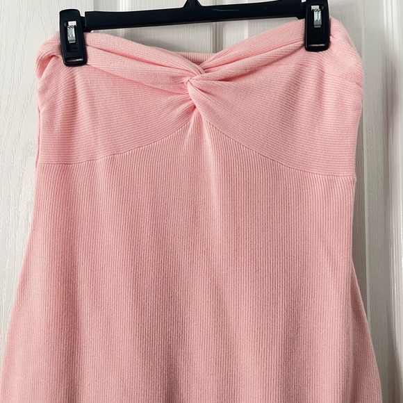 Pink Strapless Stretchy Dress - Picture 9 of 11